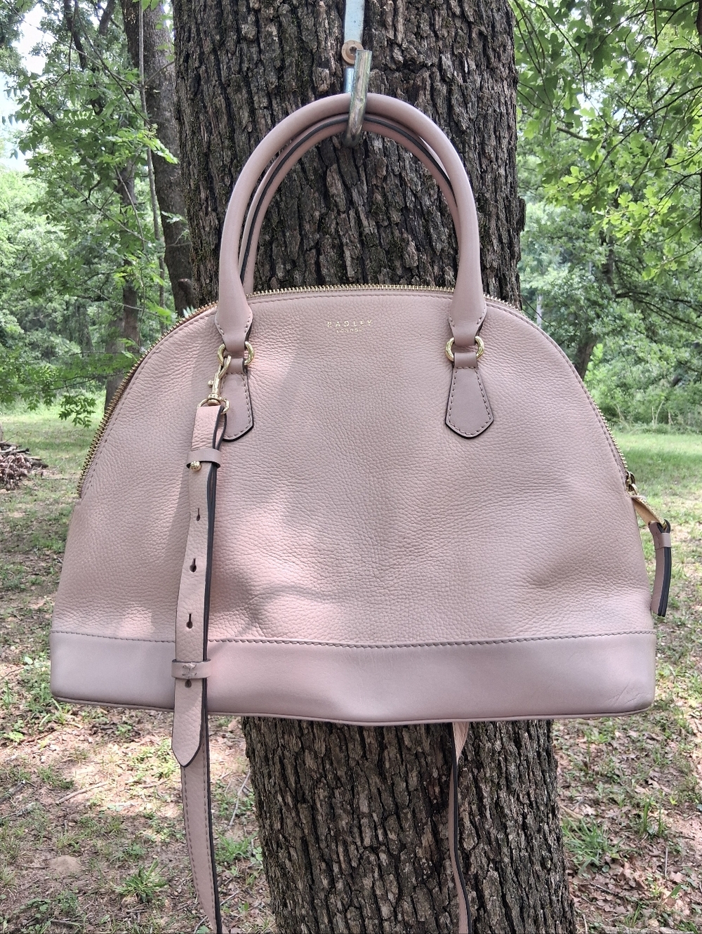 RADLEY LONDON Blush Taupe Dome Satchel